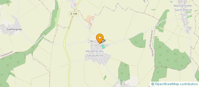 localisation de l'entreprise MONSIEUR MARC DUFOUR  VERDEREL-LES-SAUQUEUSE