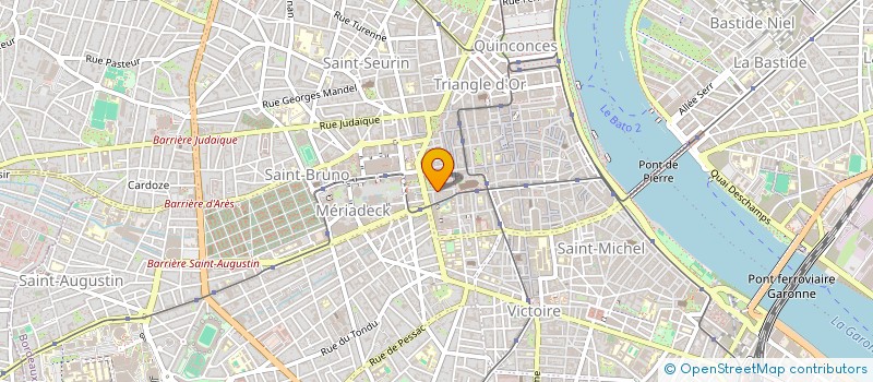 localisation de l'entreprise MONSIEUR MARC DUFRANC  BORDEAUX