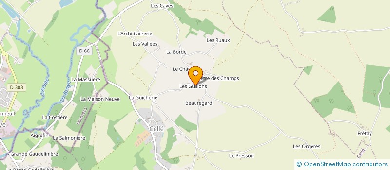 localisation de l'entreprise MONSIEUR MARC DUHAMEL  SAVIGNY SUR BRAYE