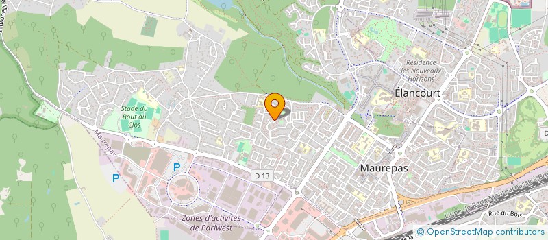 localisation de l'entreprise MONSIEUR MARC DUJON  MAUREPAS