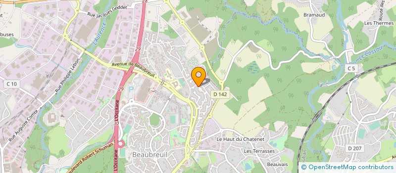 localisation de l'entreprise MONSIEUR MARC DUMONTEIL à LIMOGES