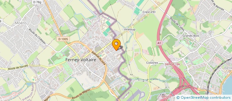 localisation de l'entreprise MONSIEUR MARC DUNAND à FERNEY-VOLTAIRE