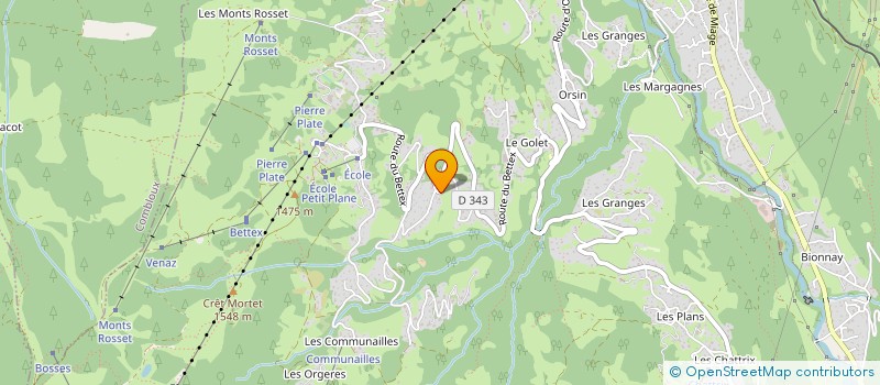 localisation de l'entreprise MONSIEUR MARC DUNAND  SAINT-GERVAIS-LES-BAINS