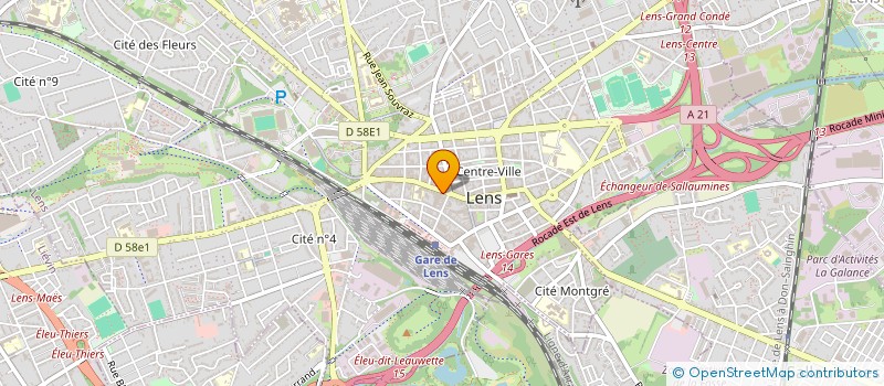 localisation de l'entreprise MONSIEUR MARC DUPIRE  LENS