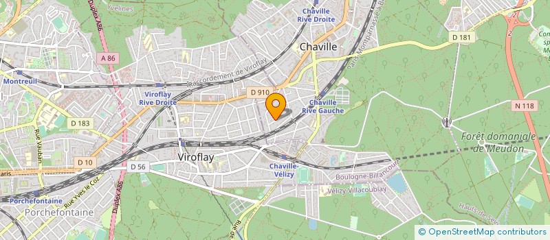 localisation de l'entreprise MONSIEUR MARC DUPUIS à CHAVILLE