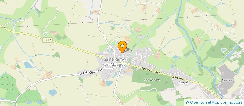 localisation de l'entreprise MONSIEUR MARC DURAND  MAUGES-SUR-LOIRE