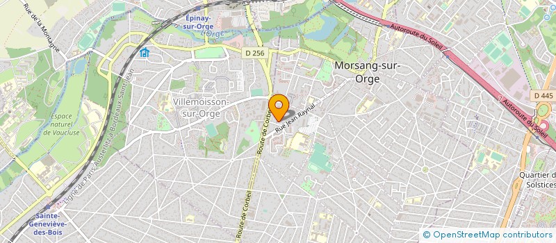 localisation de l'entreprise MONSIEUR MARC DURAND  MORSANG-SUR-ORGE