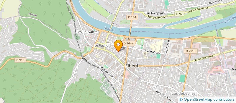 localisation de l'entreprise MONSIEUR MARC DURET  ELBEUF