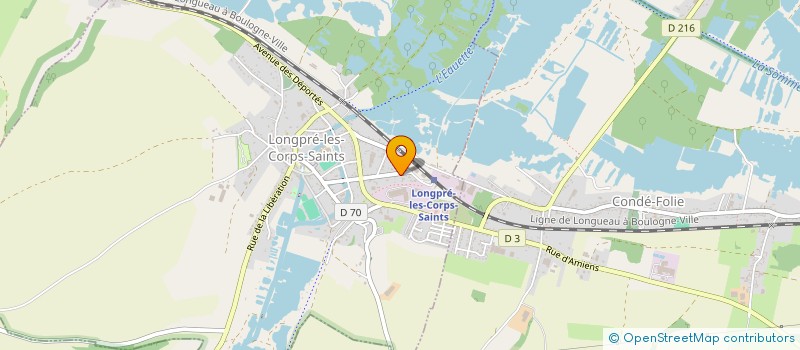 localisation de l'entreprise MONSIEUR MARC DUREUX  LONGPRE-LES-CORPS-SAINTS