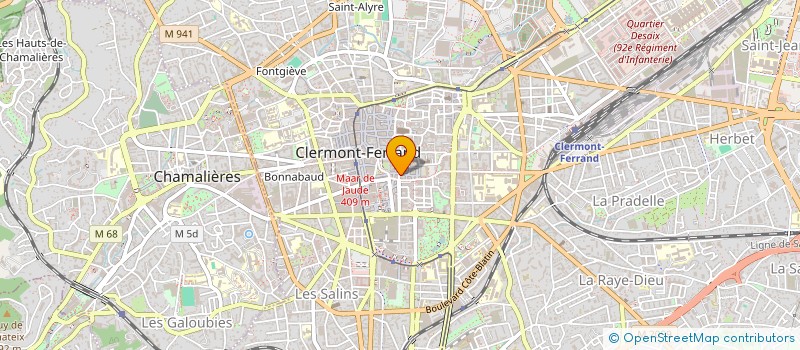 localisation de l'entreprise MONSIEUR MARC DURIF  CLERMONT-FERRAND