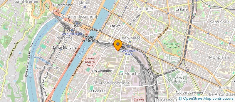 localisation de l'entreprise MONSIEUR MARC DUTANT  LYON