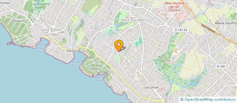 localisation de l'entreprise MONSIEUR MARC DUVAL  VAUX-SUR-MER