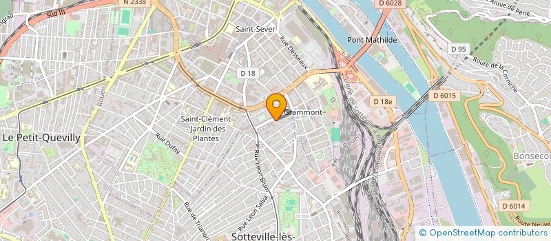localisation de l'entreprise MONSIEUR MARC DUVAL à SOTTEVILLE-LES-ROUEN