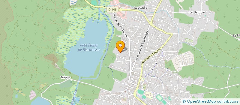 localisation de l'entreprise MONSIEUR MARC DUVIGNEAU  BISCARROSSE