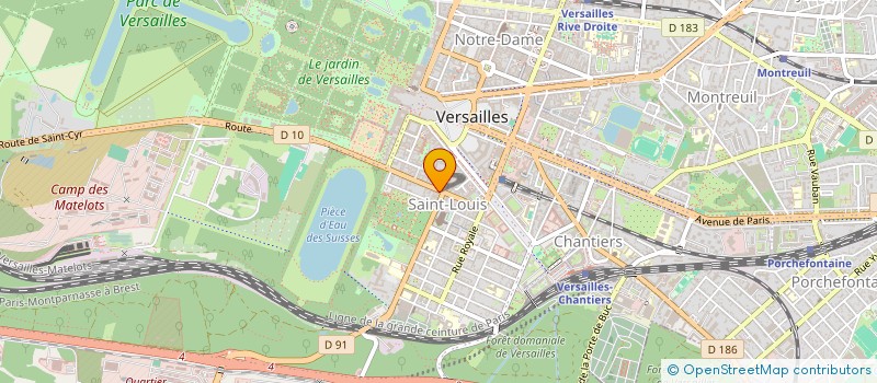 localisation de l'entreprise MONSIEUR MARC EDELINE à VERSAILLES