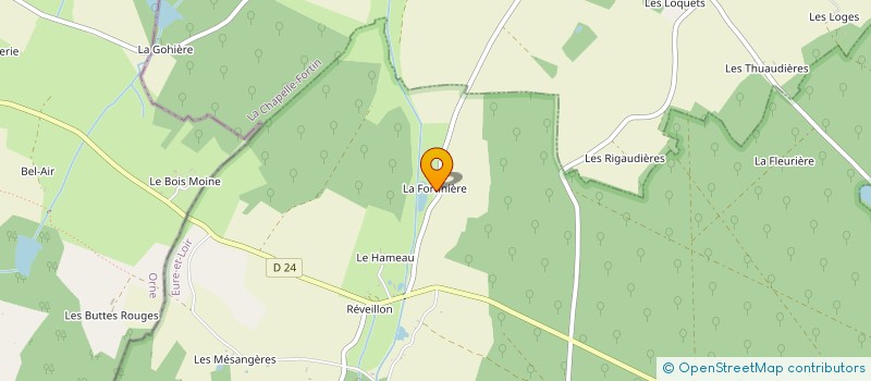 localisation de l'entreprise MONSIEUR MARC EDMOND à LA FERTE-VIDAME