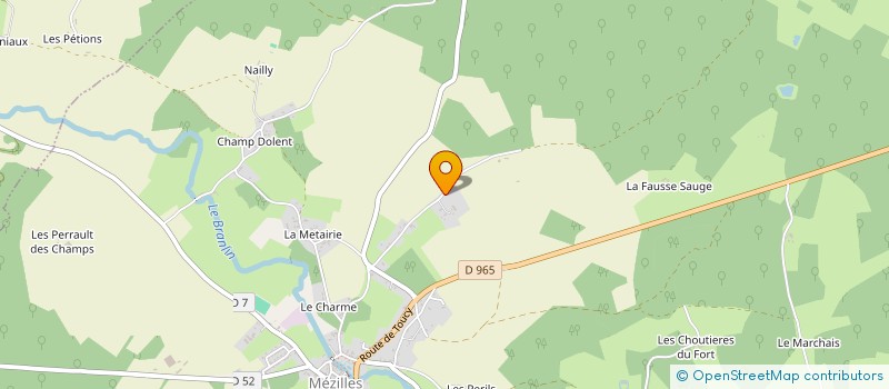 localisation de l'entreprise MONSIEUR MARC EDOUARD  MEZILLES