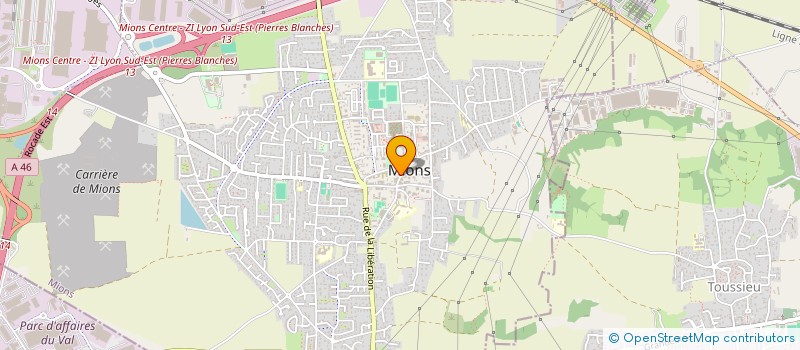 localisation de l'entreprise MONSIEUR MARC-EDOUARD MALASOMA  MIONS