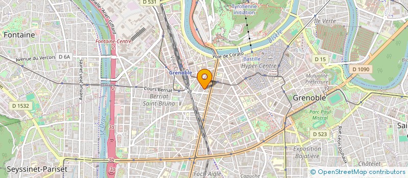 localisation de l'entreprise MONSIEUR MARC EISENHUT à GRENOBLE