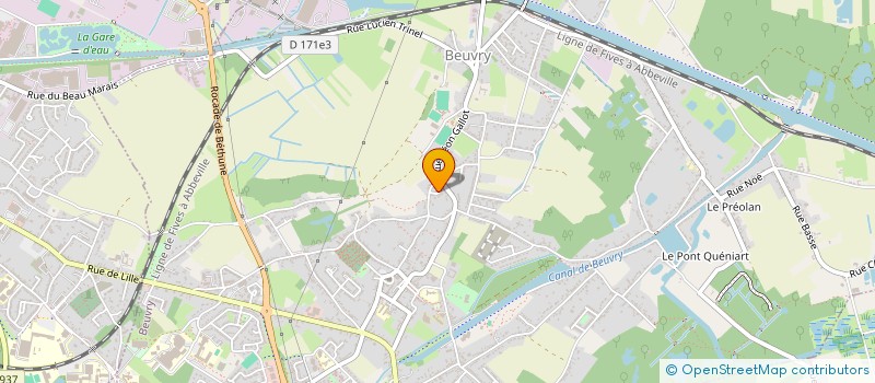 localisation de l'entreprise MONSIEUR MARC EKOLLO EBANDA  BEUVRY