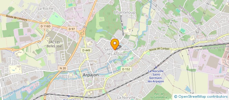 localisation de l'entreprise MONSIEUR MARC EL HADDAD à SAINT-GERMAIN-LES-ARPAJON