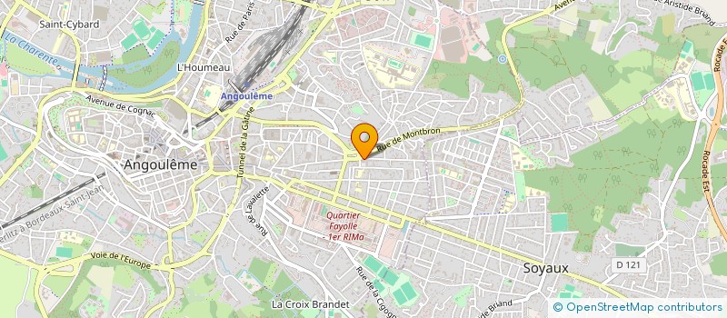 localisation de l'entreprise MONSIEUR MARC ELLIES à ANGOULEME