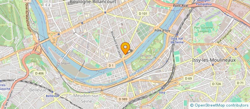 localisation de l'entreprise MONSIEUR MARC ELOIRE  BOULOGNE-BILLANCOURT