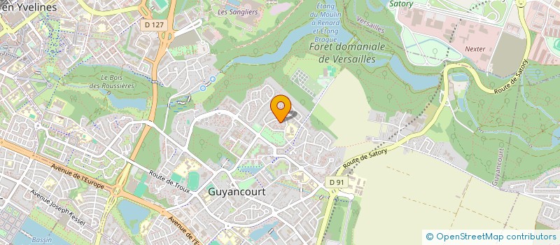 localisation de l'entreprise MONSIEUR MARC EMMANUEL BEYENE BEKONO  GUYANCOURT