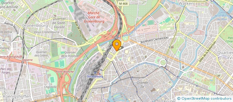 localisation de l'entreprise MONSIEUR MARC-EMMANUEL GRANDGEORGE  STRASBOURG