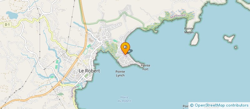 localisation de l'entreprise MONSIEUR MARC-EMMANUEL HEMAT à LE ROBERT