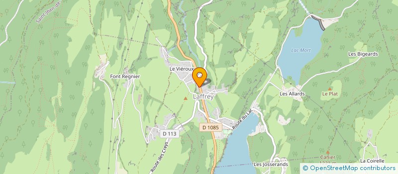 localisation de l'entreprise MONSIEUR MARC-EMMANUEL LUYAT  LAFFREY