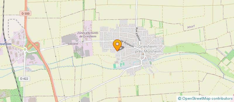 localisation de l'entreprise MONSIEUR MARC ENGEL  GRIESHEIM-PRES-MOLSHEIM