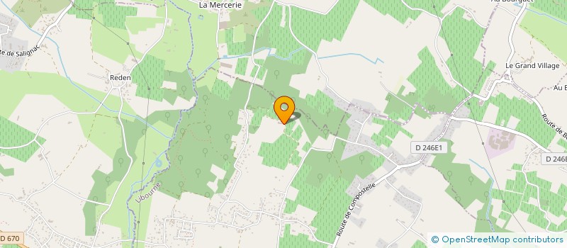 localisation de l'entreprise MONSIEUR MARC ENJALBERT  LA LANDE-DE-FRONSAC