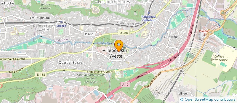 localisation de l'entreprise MONSIEUR MARC EONIN  VILLEBON-SUR-YVETTE