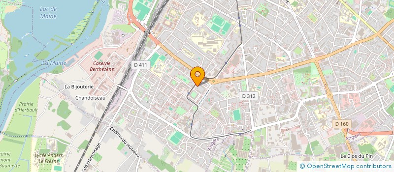 localisation de l'entreprise MONSIEUR MARC ERIC AHUA à ANGERS