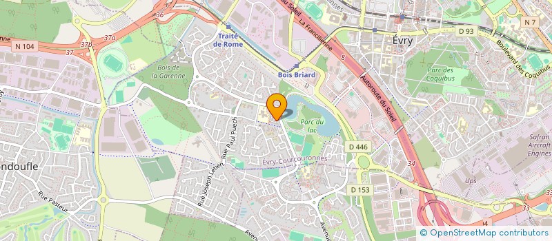 localisation de l'entreprise MONSIEUR MARC EROUART  EVRY-COURCOURONNES