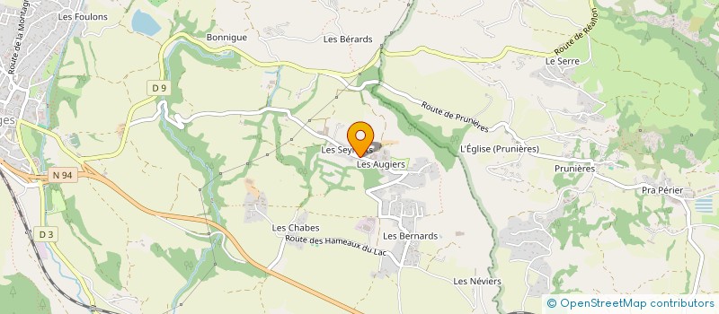 localisation de l'entreprise MONSIEUR MARC ESCALLIER à CHORGES