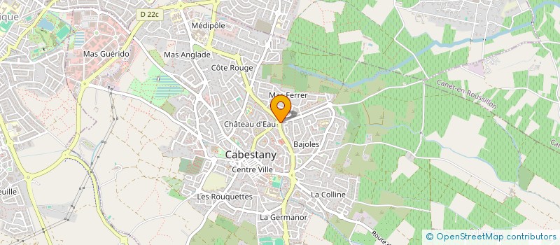 localisation de l'entreprise MONSIEUR MARC ESCARRA  CABESTANY