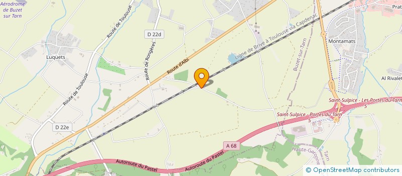 localisation de l'entreprise MONSIEUR MARC ESCUDIE à BUZET-SUR-TARN