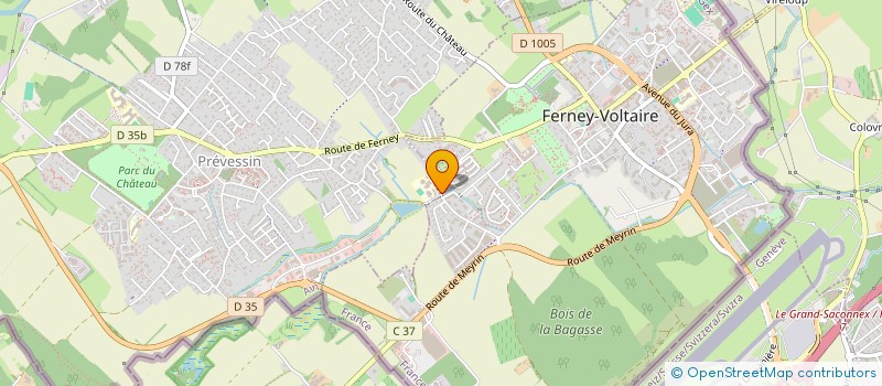 localisation de l'entreprise MONSIEUR MARC ESPOSITO à FERNEY-VOLTAIRE