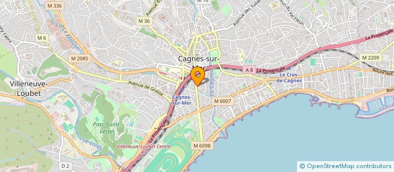 localisation de l'entreprise MONSIEUR MARC ESSAYAGH à CAGNES-SUR-MER