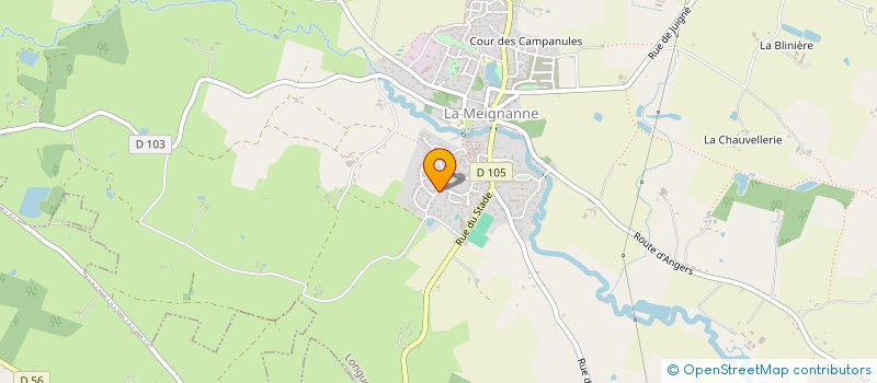 localisation de l'entreprise MONSIEUR MARC ESTEVAN  LONGUENEE-EN-ANJOU