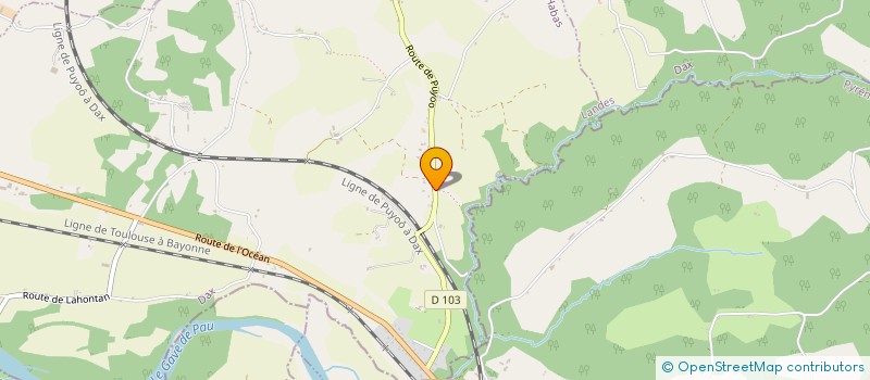 localisation de l'entreprise MONSIEUR MARC ETCHEVERRY  HABAS