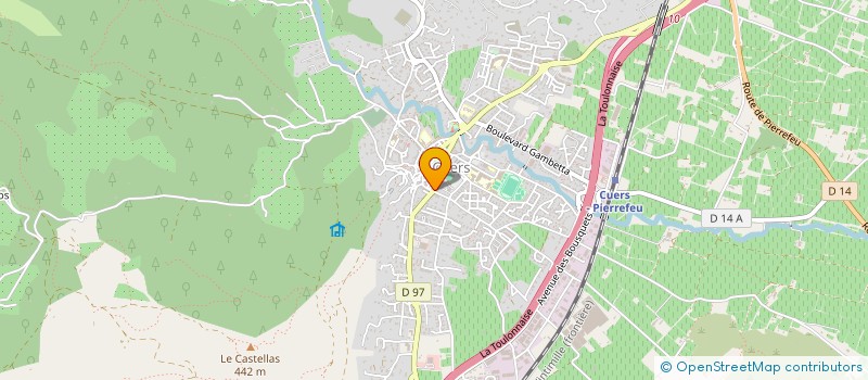 localisation de l'entreprise MONSIEUR MARC ETIENNE  CUERS