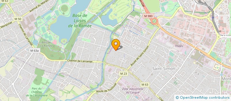 localisation de l'entreprise MONSIEUR MARC ETIEVE à TOULOUSE