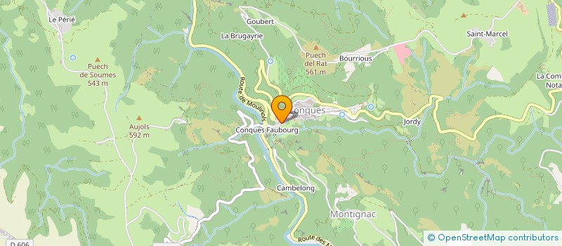 localisation de l'entreprise MONSIEUR MARC ETOURNEAUD à CONQUES-EN-ROUERGUE