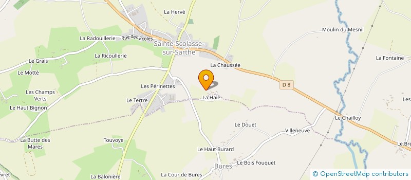 localisation de l'entreprise MONSIEUR MARC EVRARD à BURES