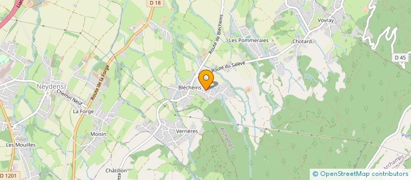 localisation de l'entreprise MONSIEUR MARC EXCOFFIER  ARCHAMPS