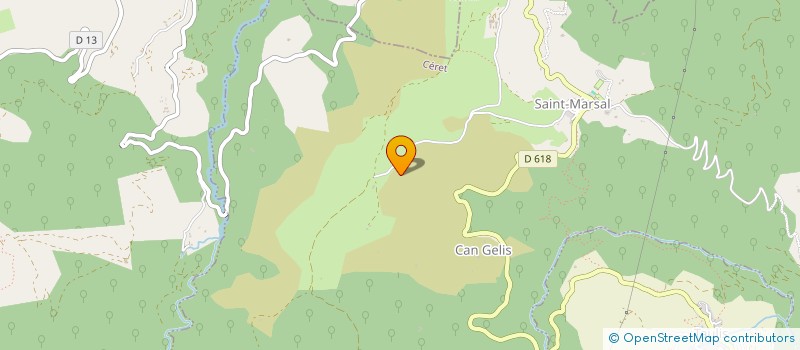 localisation de l'entreprise MONSIEUR MARC FAISANS  AMELIE-LES-BAINS-PALALDA