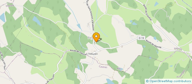 localisation de l'entreprise MONSIEUR MARC FALGAYRAC  PARISOT